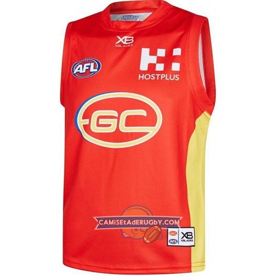 Camiseta Gold Coast Suns AFL 2019 Rojo